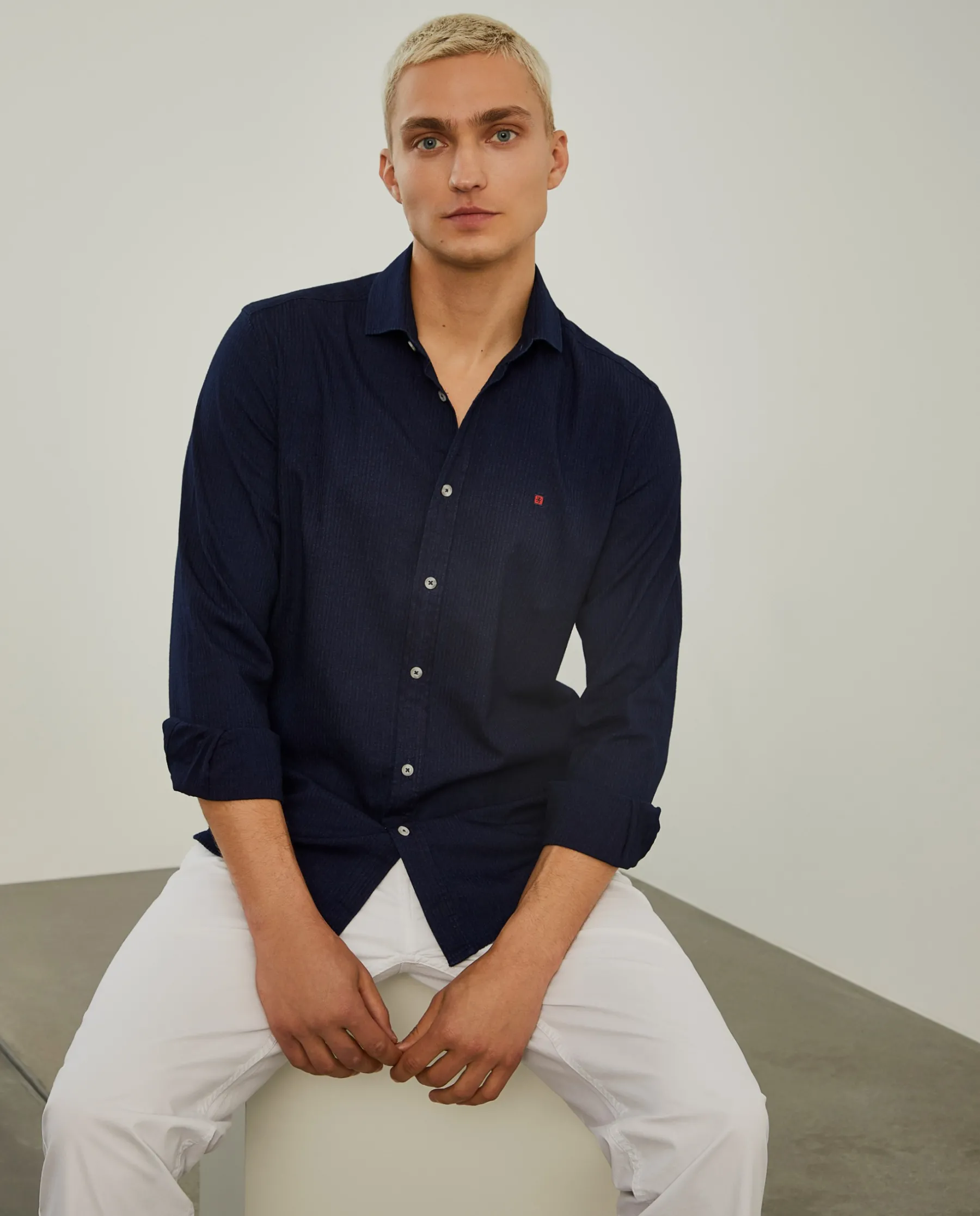 LION OF PORCHES Slim Fit^Camisa slim fit 100% algodão