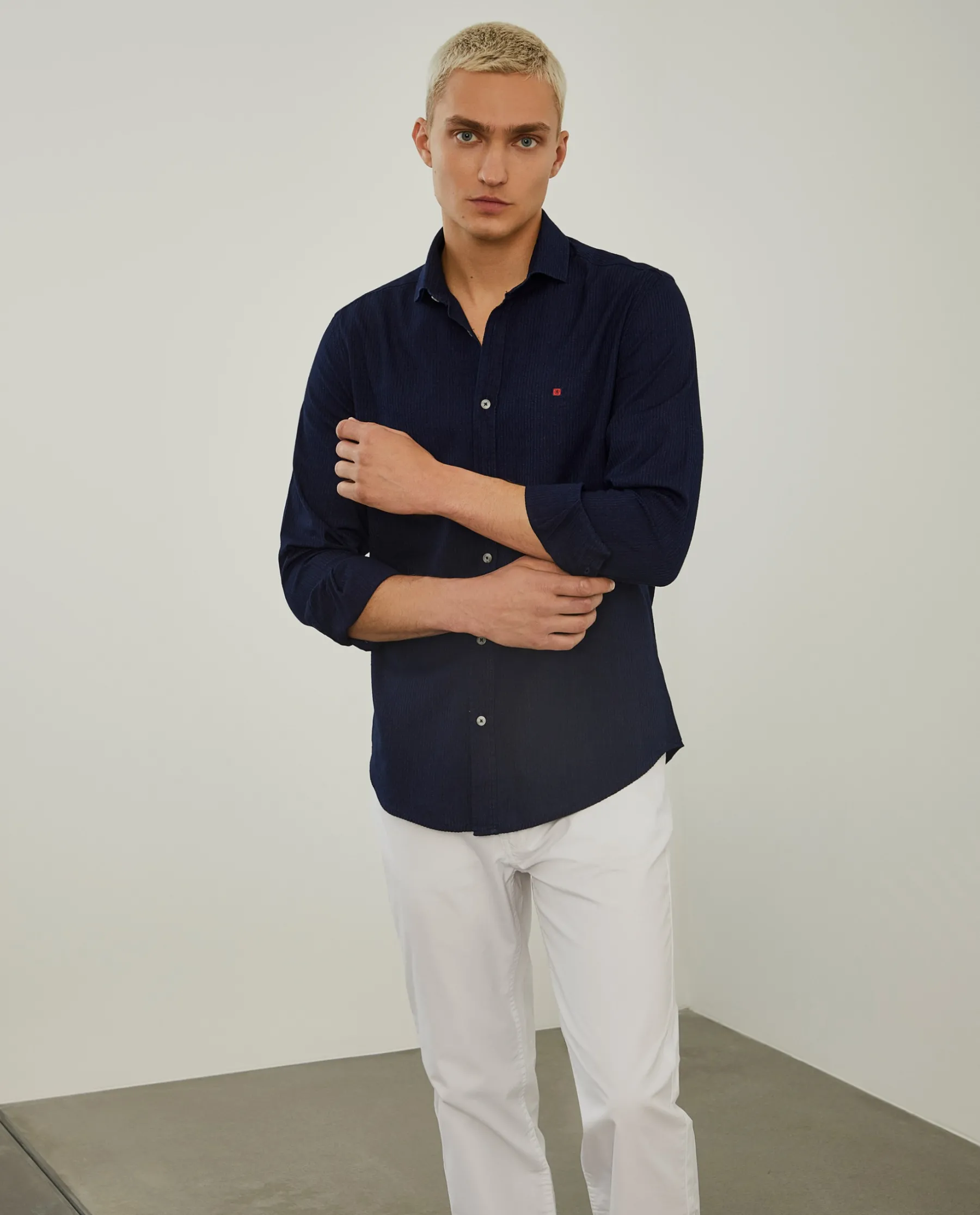 LION OF PORCHES Slim Fit^Camisa slim fit 100% algodão