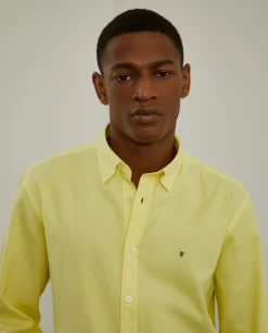LION OF PORCHES Slim Fit^Camisa slim fit algodão garment dye
