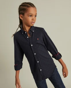 LION OF PORCHES Camisas^Camisa slim fit com leões