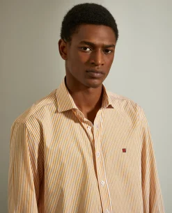 LION OF PORCHES Slim Fit^Camisa slim fit com padrão de riscas