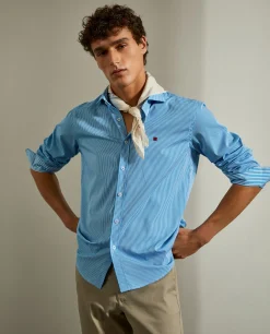 LION OF PORCHES Slim Fit^Camisa slim fit com padrão de quadrados