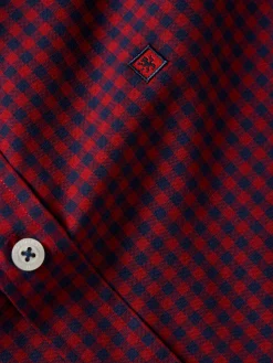 LION OF PORCHES Slim Fit^Camisa slim fit com padrão de quadrados