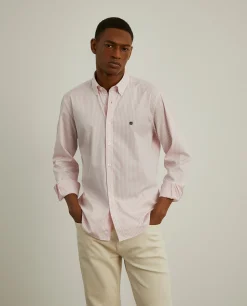 LION OF PORCHES Slim Fit^Camisa slim fit com padrão de riscas