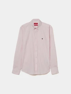 LION OF PORCHES Slim Fit^Camisa slim fit com padrão de riscas