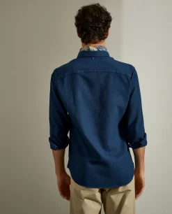 LION OF PORCHES Slim Fit^Camisa slim fit com textura