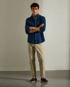 LION OF PORCHES Slim Fit^Camisa slim fit com textura