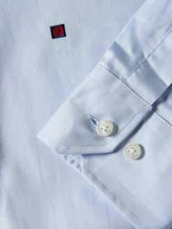 LION OF PORCHES Slim Fit^Camisa slim fit de algodão em cor lisa
