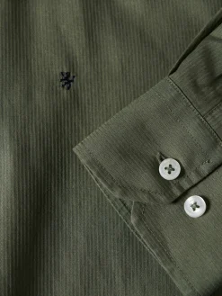 LION OF PORCHES Slim Fit^Camisa slim fit de algodão