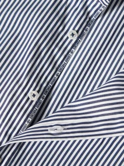LION OF PORCHES Slim Fit^Camisa slim fit de algodão às riscas