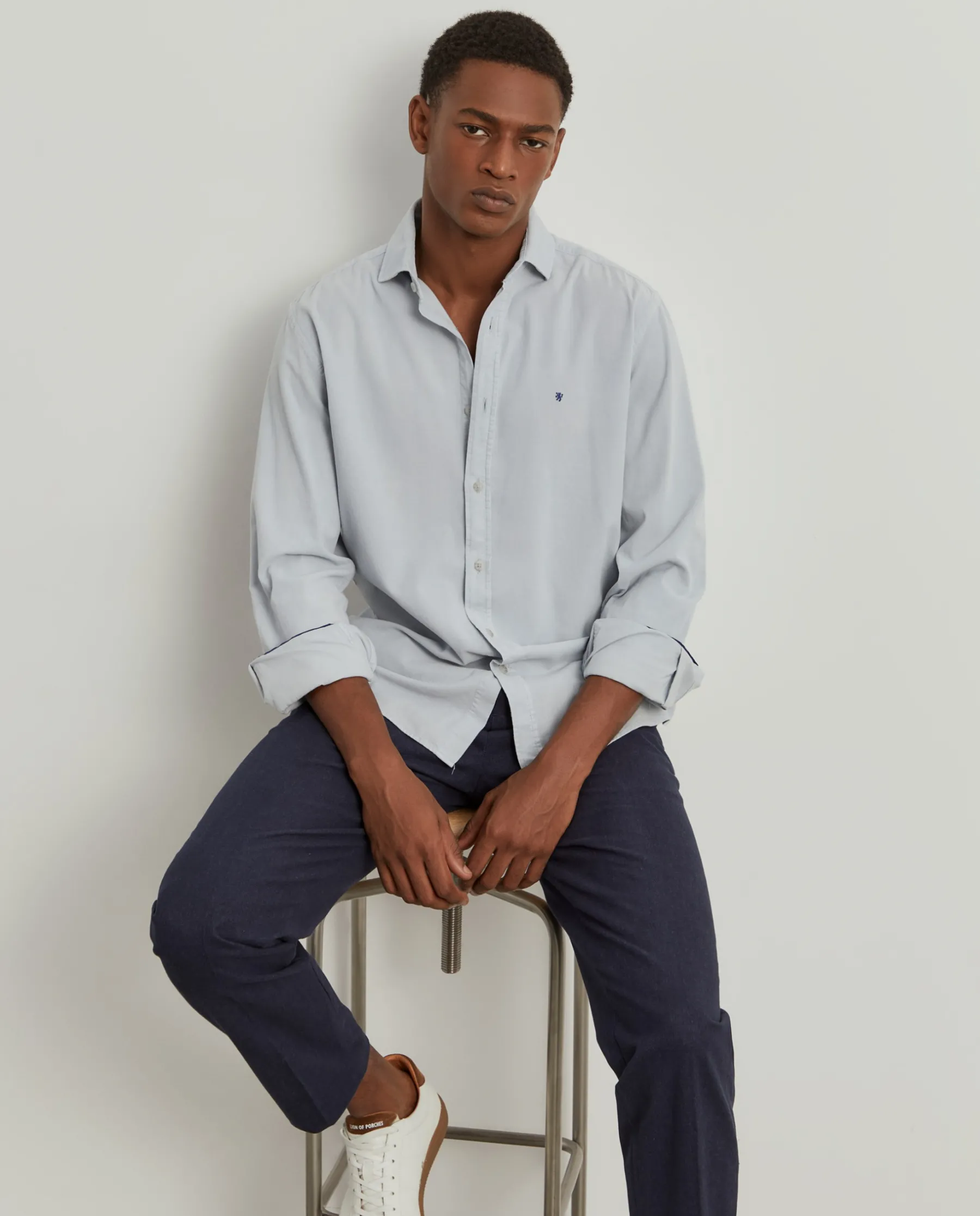 LION OF PORCHES Slim Fit^Camisa slim fit de bombazine