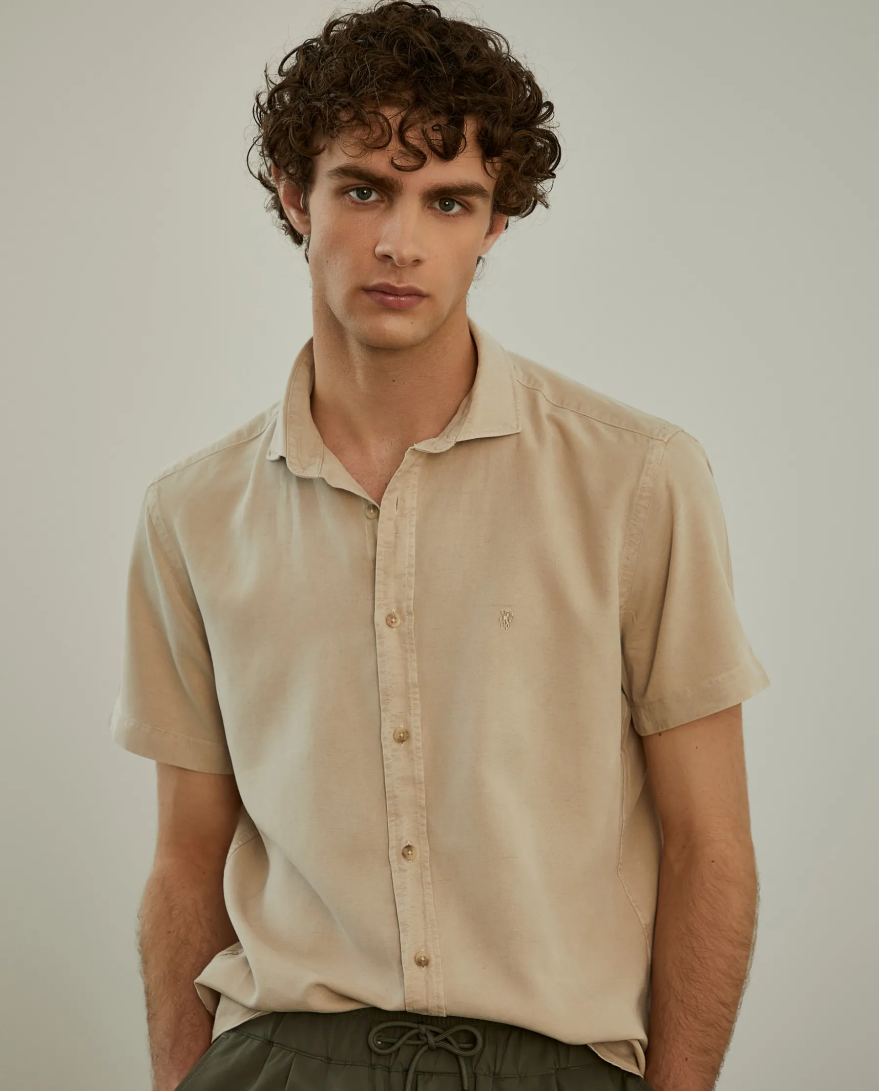 LION OF PORCHES Slim Fit^Camisa slim fit de manga curta