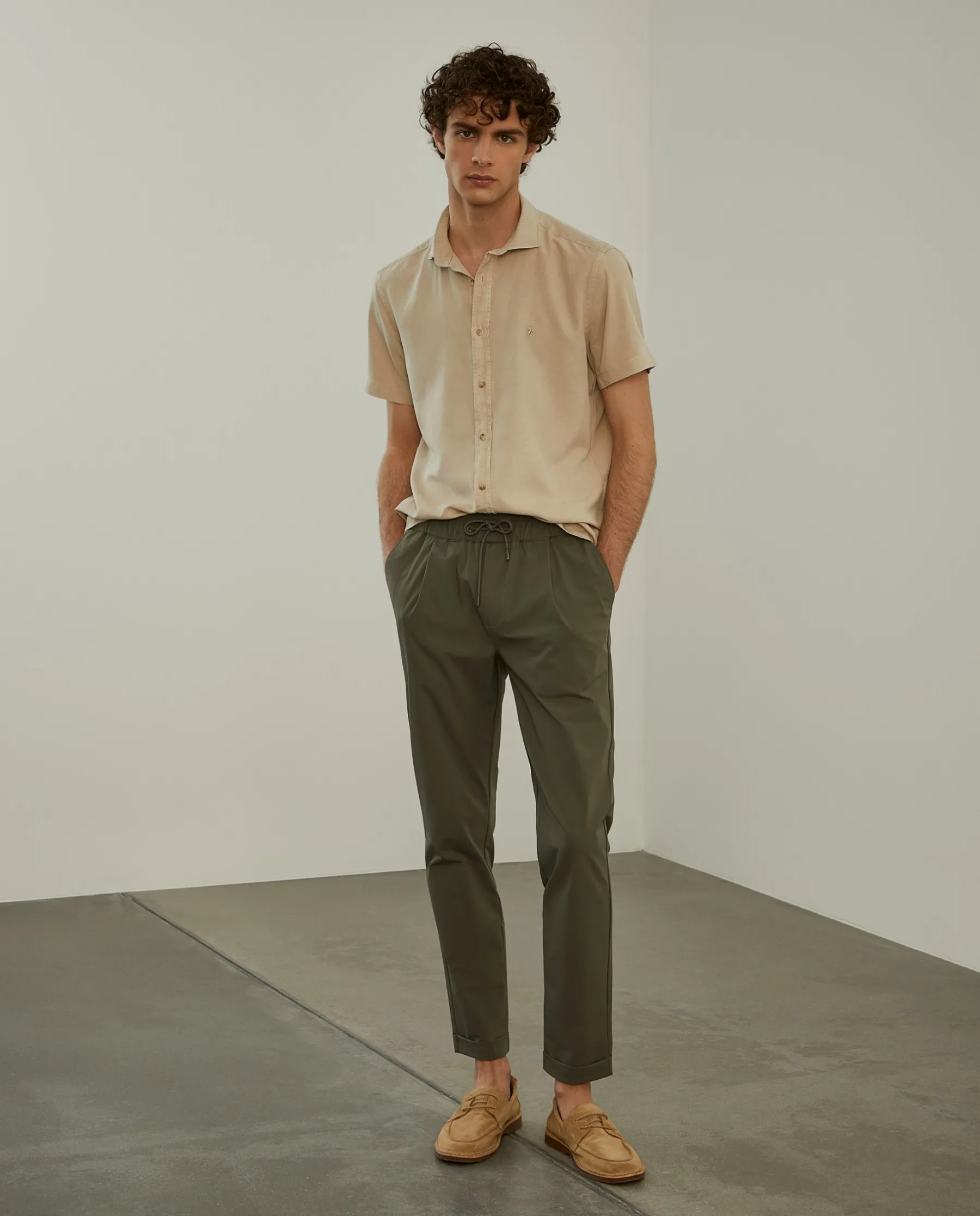LION OF PORCHES Slim Fit^Camisa slim fit de manga curta