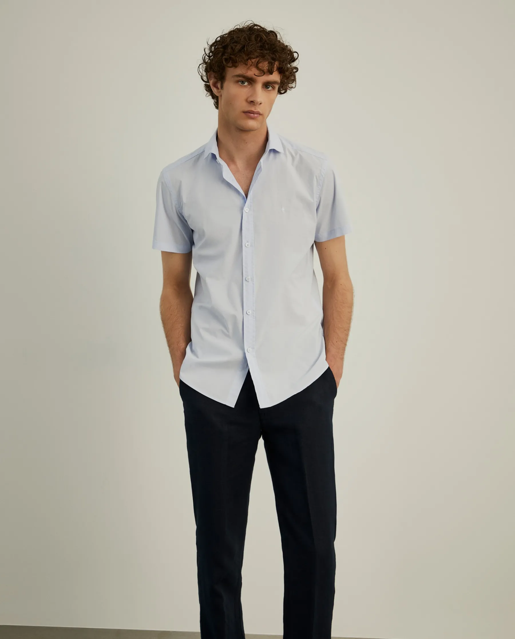 LION OF PORCHES Slim Fit^Camisa slim fit de manga curta