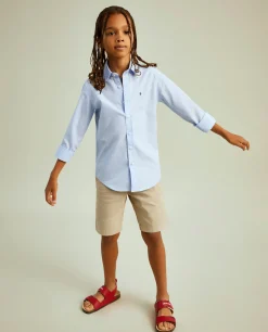 LION OF PORCHES Camisas^Camisa slim fit de popelina