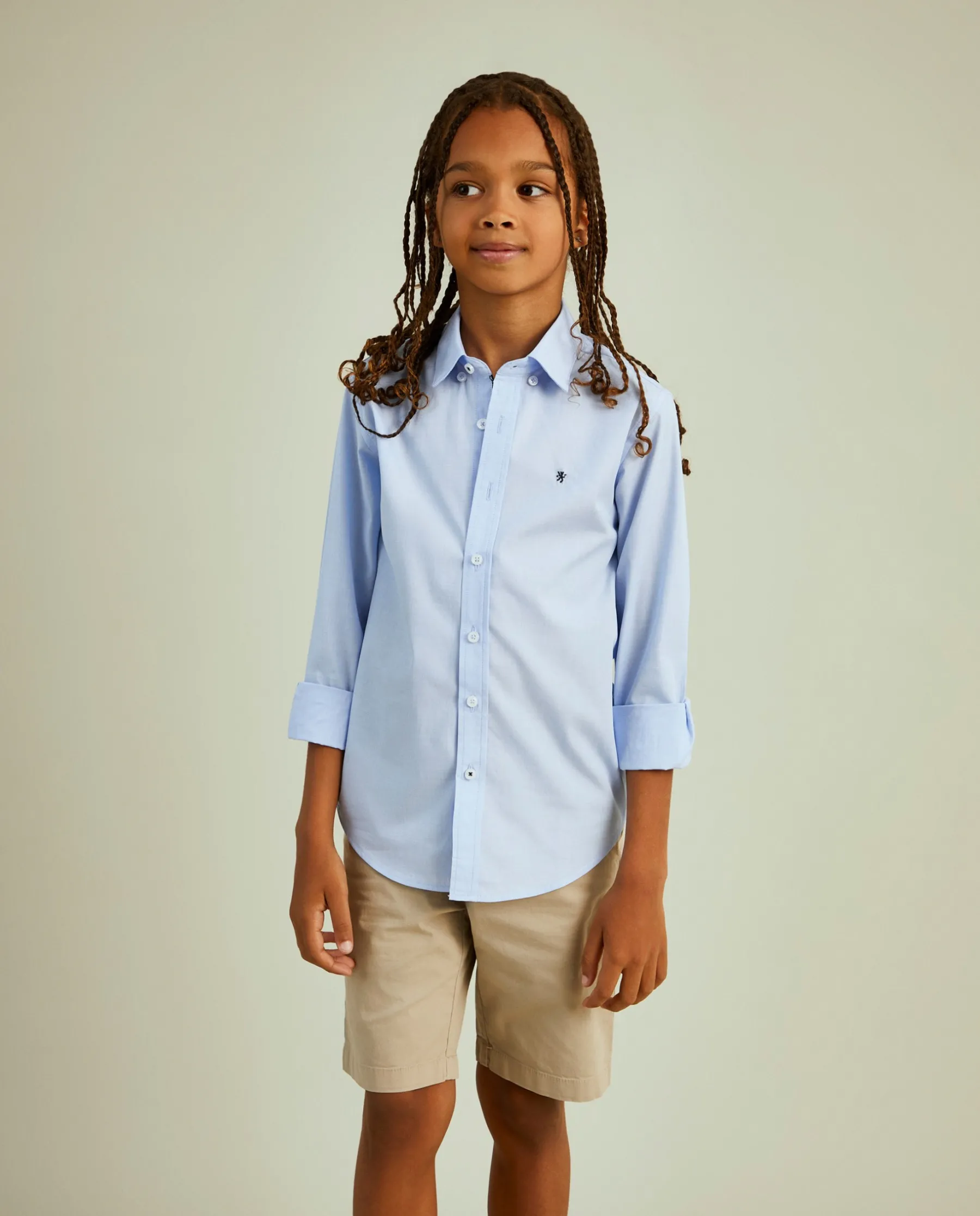 LION OF PORCHES Camisas^Camisa slim fit de popelina