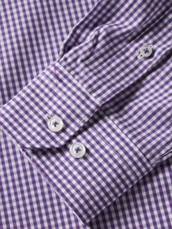 LION OF PORCHES Slim Fit^Camisa slim fit em algodão padrão quadrados
