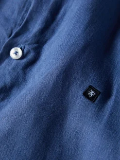 LION OF PORCHES Slim Fit^Camisa slim fit em linho garment dye