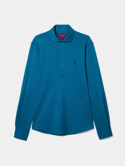 LION OF PORCHES Slim Fit^Camisa slim fit em malha piqué com carcela de polo