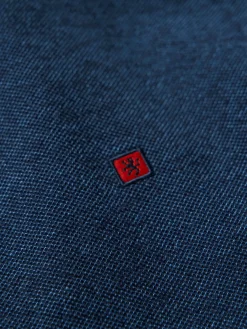 LION OF PORCHES Slim Fit^Camisa slim fit em malha piquê