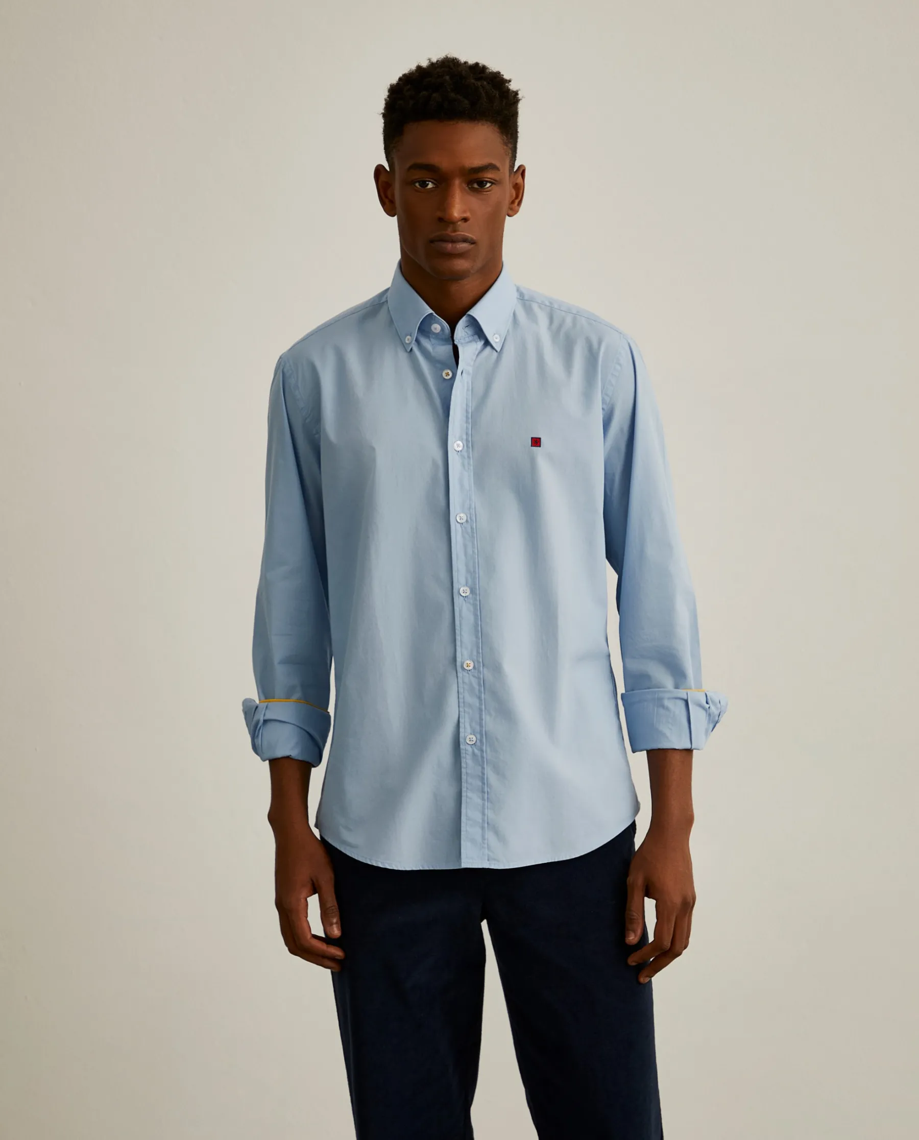 LION OF PORCHES Slim Fit^Camisa slim fit em popelina
