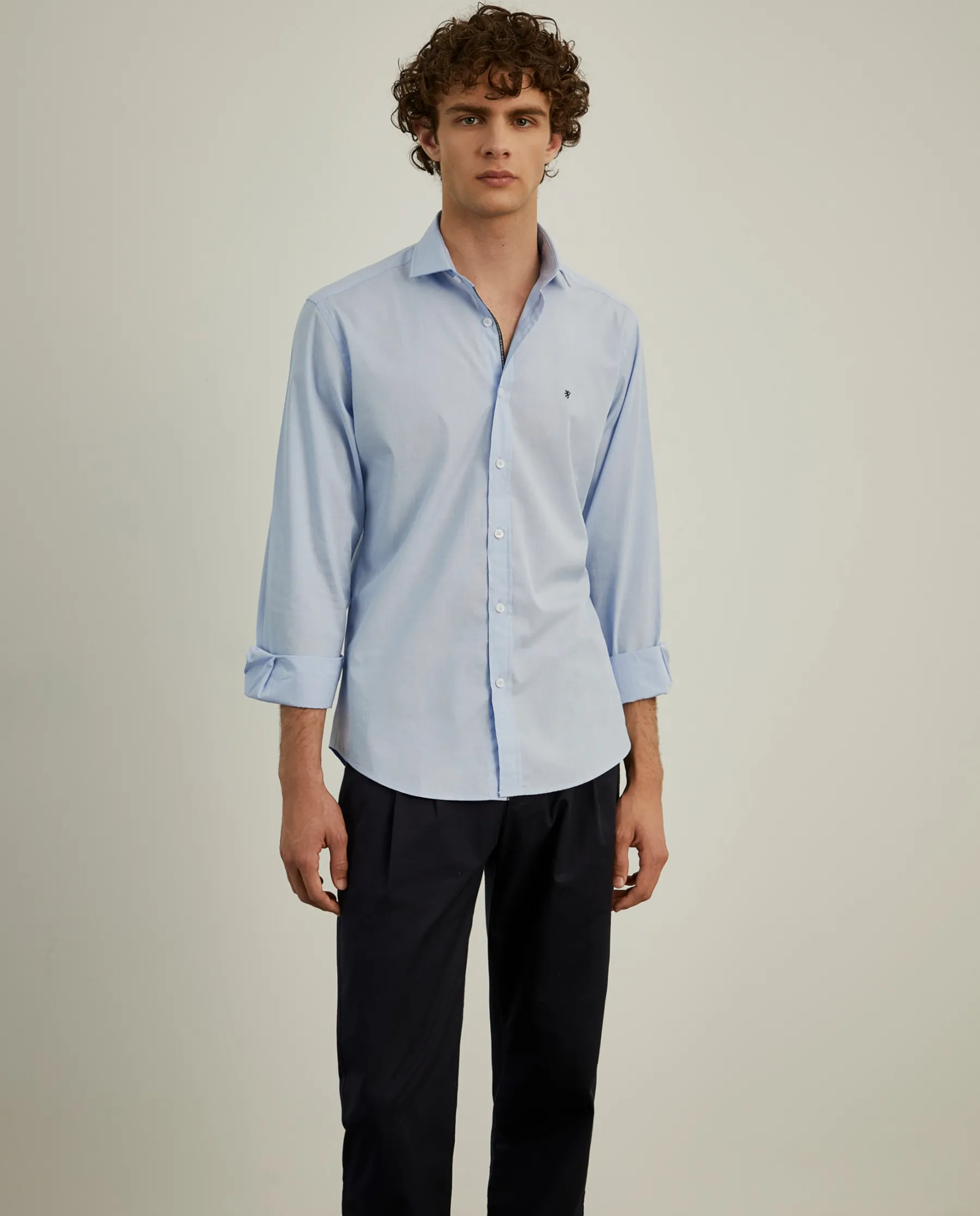 LION OF PORCHES Slim Fit^Camisa slim fit em popelina