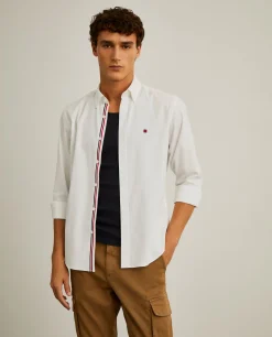 LION OF PORCHES Slim Fit^Camisa slim fit em sarja