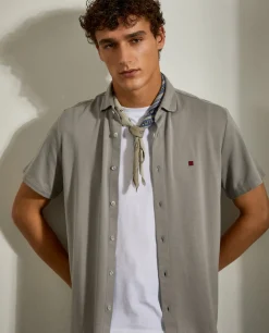 LION OF PORCHES Slim Fit^Camisa slim fit mang curta