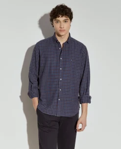 LION OF PORCHES Slim Fit^Camisa slim fit quadrados
