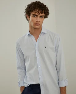 LION OF PORCHES Slim Fit^Camisa slim fit seersucker