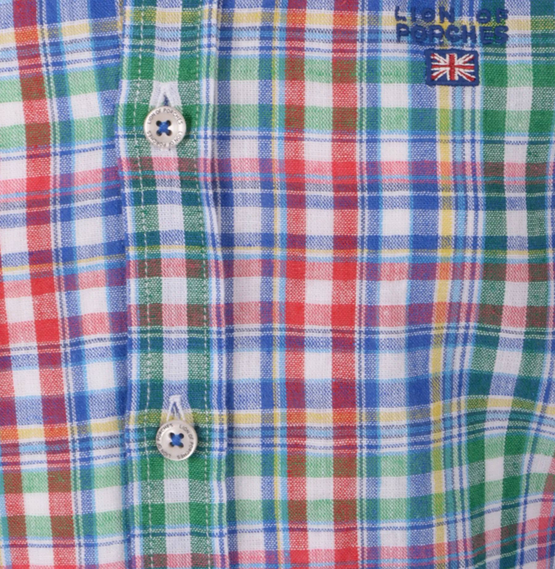 LION OF PORCHES Camisas^Camisa Xadrez