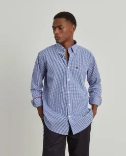 LION OF PORCHES Regular Fit^Camisa xadrez regular fit