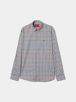 LION OF PORCHES Regular Fit^Camisa xadrez regular fit