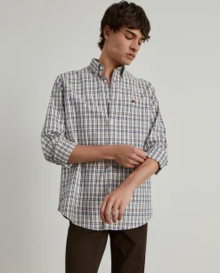 LION OF PORCHES Regular Fit^Camisa xadrez regular fit