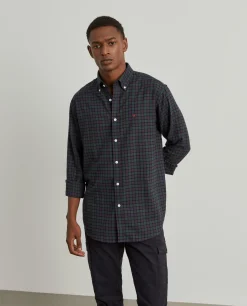 LION OF PORCHES Regular Fit^Camisa xadrez regular fit