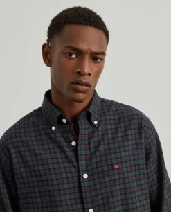 LION OF PORCHES Regular Fit^Camisa xadrez regular fit