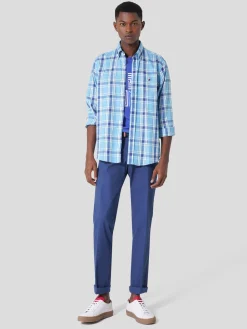 LION OF PORCHES Regular Fit^Camisa xadrez regular fit