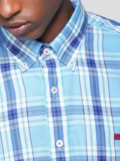 LION OF PORCHES Regular Fit^Camisa xadrez regular fit