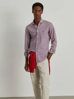 LION OF PORCHES Slim Fit^Camisa xadrez slim fit