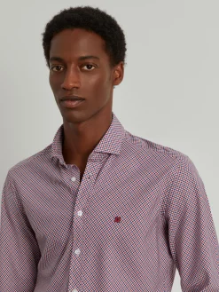 LION OF PORCHES Slim Fit^Camisa xadrez slim fit