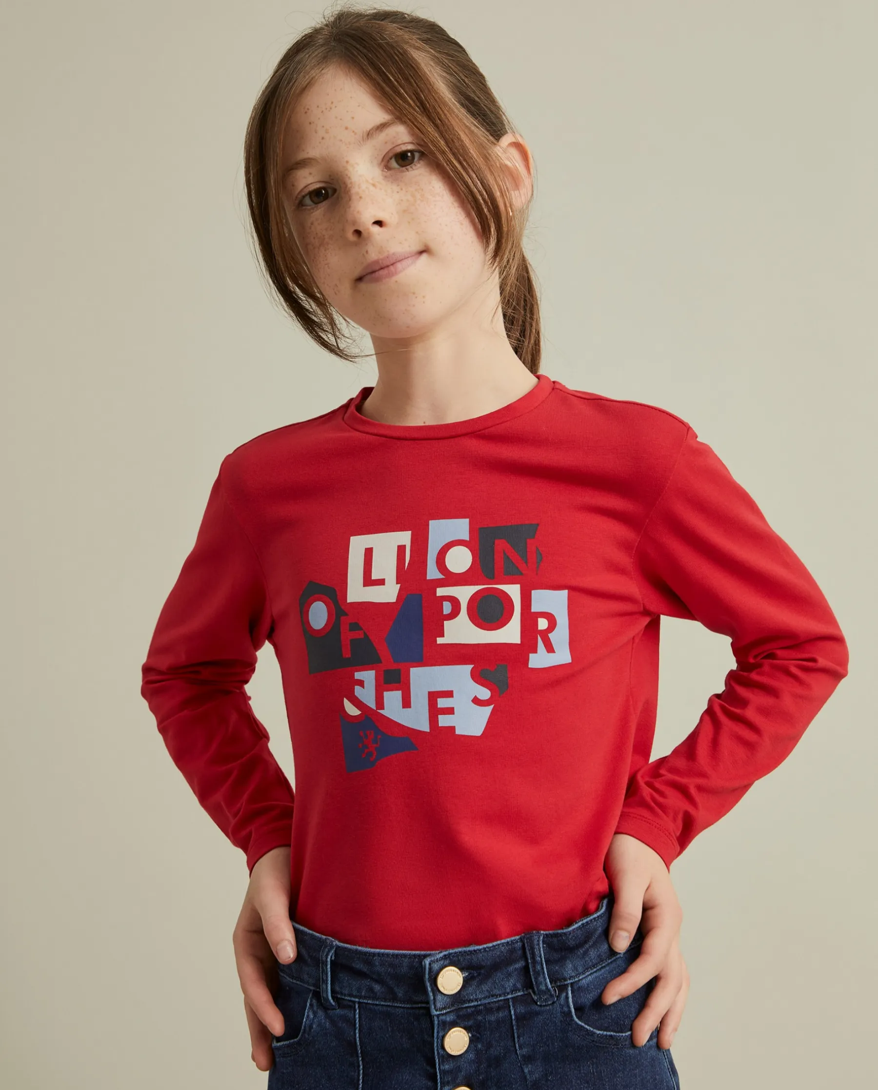 LION OF PORCHES Camisolas^Camisola com estampado da marca