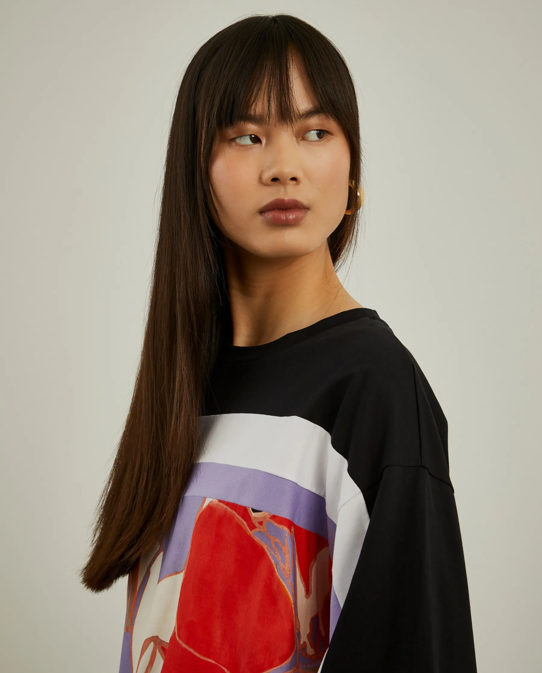 MULHER LION OF PORCHES Camisolas^Camisola manga 3/4 com estampado