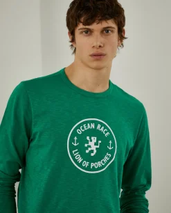LION OF PORCHES Camisolas^Camisola manga comprida com estampado