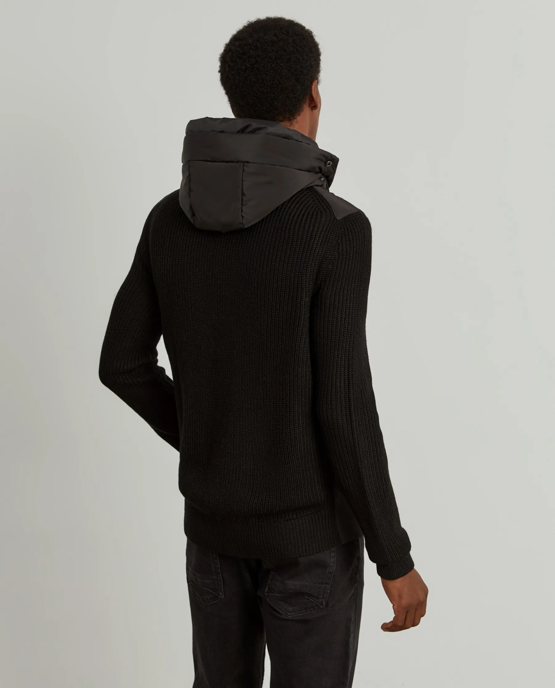 LION OF PORCHES Cardigans^Casaco combinado com capuz