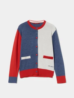 LION OF PORCHES Cardigans^Casaco de malha color block