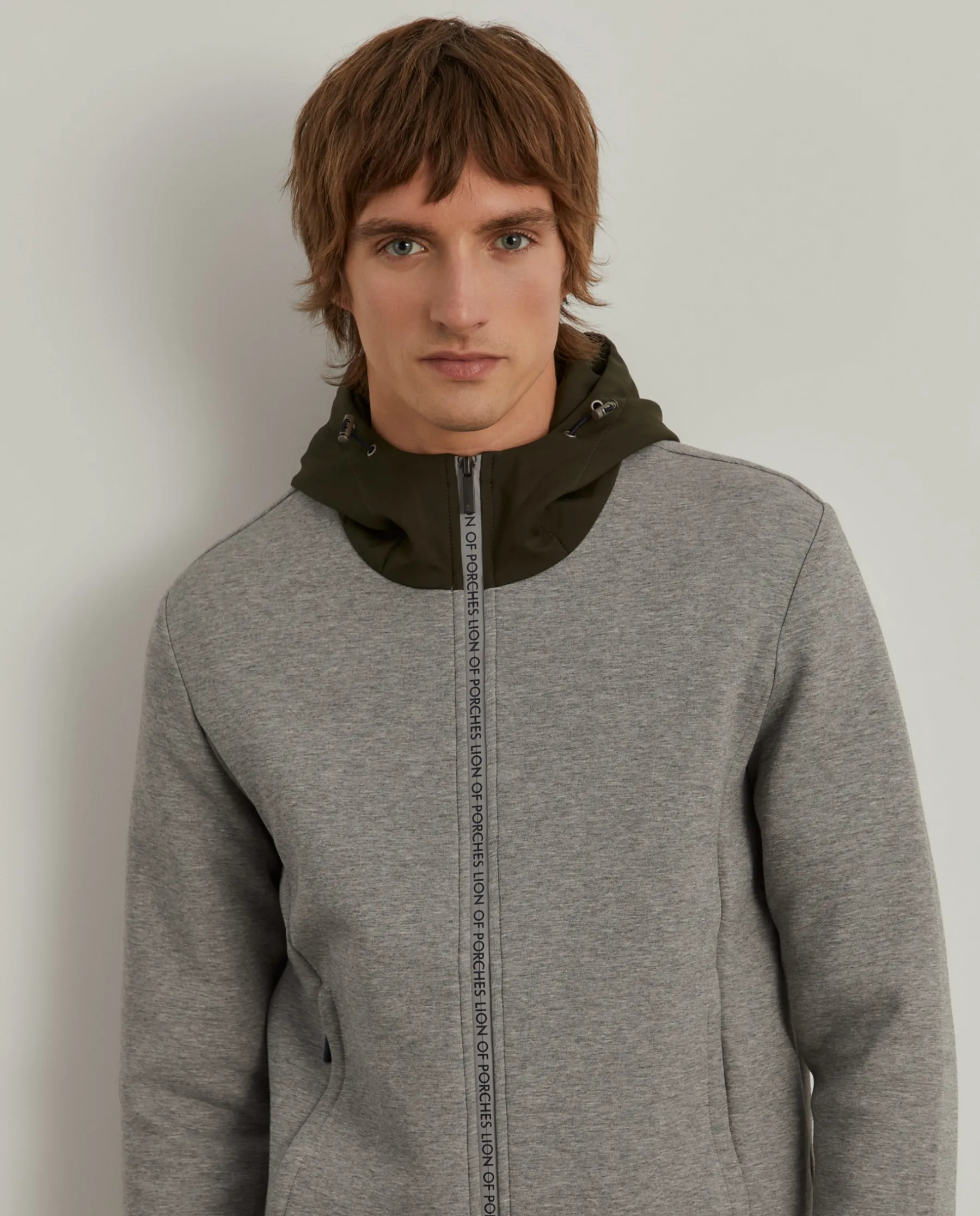 LION OF PORCHES Cardigans^Casaco de malha com capuz