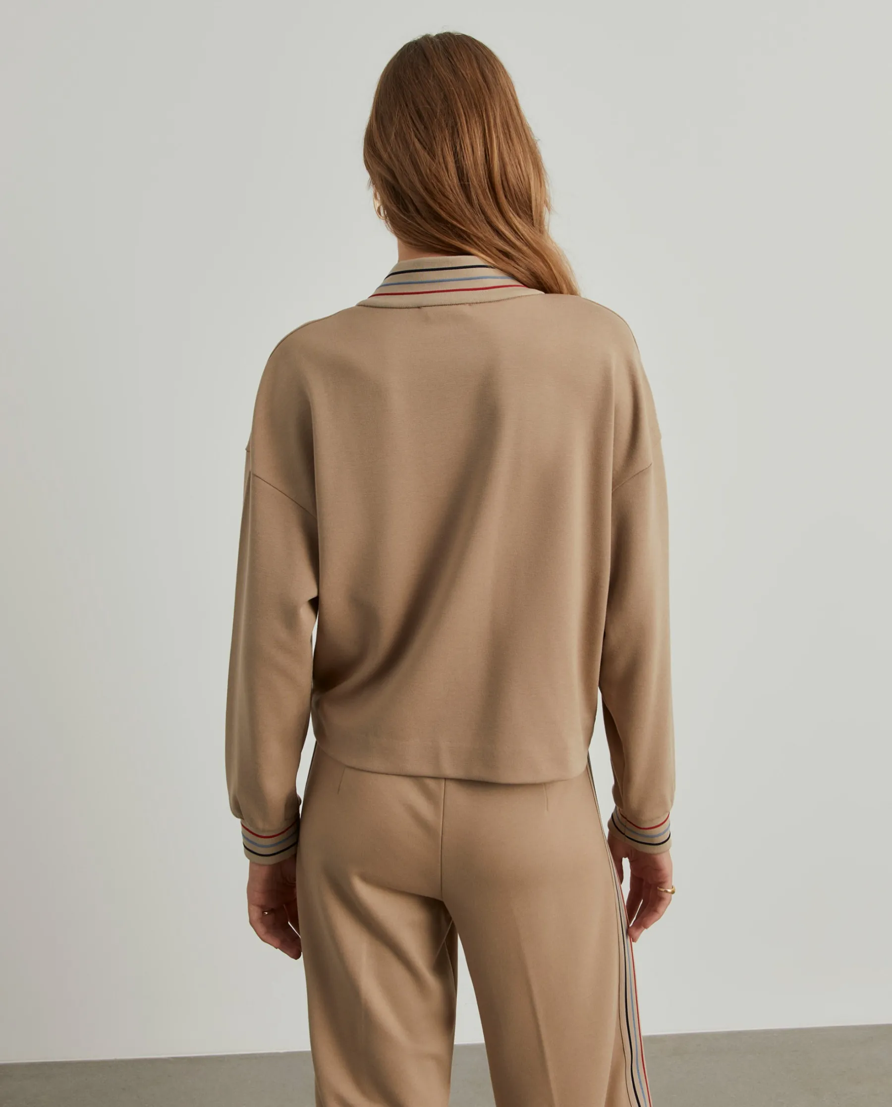 MULHER LION OF PORCHES Cardigans^Casaco malha às riscas com bolsos
