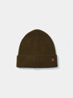 LION OF PORCHES Bonés / Gorros|Bonés / Gorros^Gorro em malha tricotada 100% lã