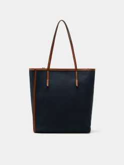 LION OF PORCHES Malas E Mochilas|Malas^Mala shopper em canvas navy