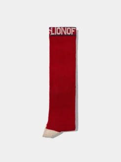 LION OF PORCHES Complementos^Meias altas com lettering